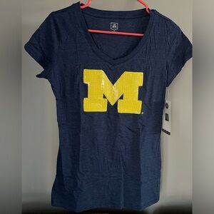Michigan V Neck Tee
